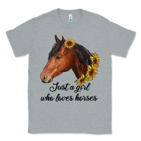 Heather Grey just a girl who loves horses Classic Tee - RanaPortraitStore