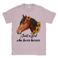 Lilac just a girl who loves horses Classic Tee - RanaPortraitStore