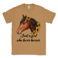 Toasted Coconut just a girl who loves horses Classic Tee - RanaPortraitStore