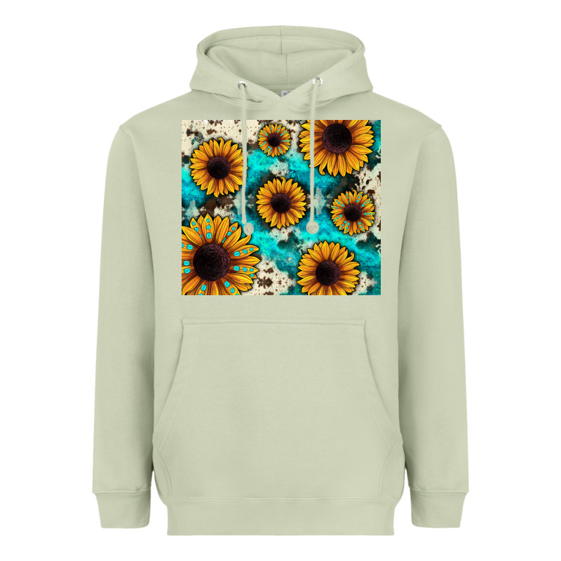 Gemstone Sunflower Heavyweight Hoodie by JahusDesignShop | Teevron