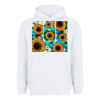 White gemstone sunflower Heavyweight Hoodie - JahusDesignShop