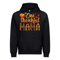 Black one thankful mama Urban Hoodie - MaliasSmallBusiness