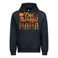 Navy one thankful mama Urban Hoodie - MaliasSmallBusiness