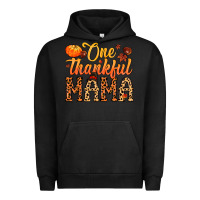 Pigment Black one thankful mama Urban Hoodie - MaliasSmallBusiness