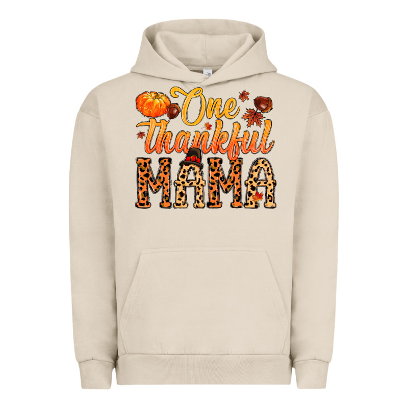 One Thankful Mama Urban Hoodie by MaliasSmallBusiness | Teevron
