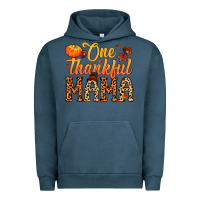 Pigment Midnight Navy one thankful mama Urban Hoodie - MaliasSmallBusiness