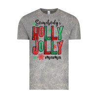 Cloud Rock somebodys holly jolly mama Vintage Tee - MaliasSmallBusiness