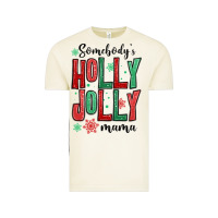 Vintage Arctic somebodys holly jolly mama Vintage Tee - MaliasSmallBusiness