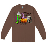 Chestnut boo halloween Long Sleeve Tee - Zillion Design Studio
