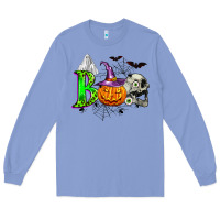 Colony Blue boo halloween Long Sleeve Tee - Zillion Design Studio