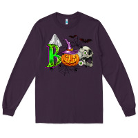 Plum boo halloween Long Sleeve Tee - Zillion Design Studio
