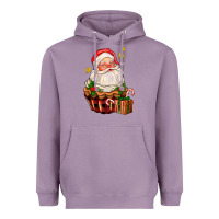 Lavender santa claus cupcake Heavyweight Hoodie - AdoDesignShop
