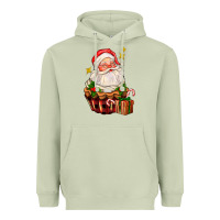 Matcha santa claus cupcake Heavyweight Hoodie - AdoDesignShop