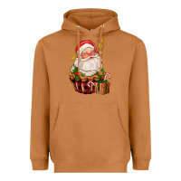 Meerkat santa claus cupcake Heavyweight Hoodie - AdoDesignShop