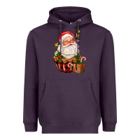 Plum santa claus cupcake Heavyweight Hoodie - AdoDesignShop