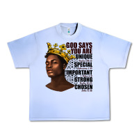 Grape Ice afro man god says you are Urban Heavy Tee - texasbilliewilder
