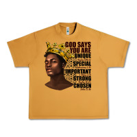 Peanut Butter afro man god says you are Urban Heavy Tee - texasbilliewilder