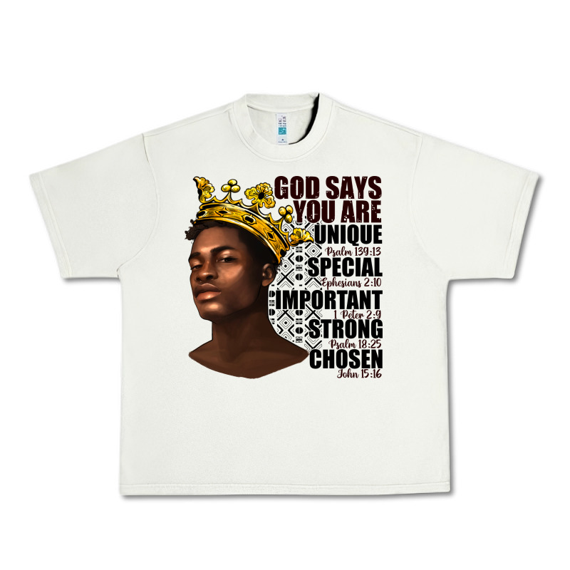Afro Man God Says You Are Urban Heavy Tee by texasbilliewilder | Teevron
