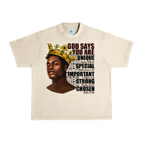 Sandshell afro man god says you are Urban Heavy Tee - texasbilliewilder
