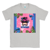 Moon Dust ohana stitch messy bun Classic Tee - Zillion Design Studio