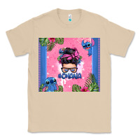 Mushroom ohana stitch messy bun Classic Tee - Zillion Design Studio