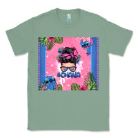 Sage ohana stitch messy bun Classic Tee - Zillion Design Studio