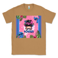 Toasted Coconut ohana stitch messy bun Classic Tee - Zillion Design Studio