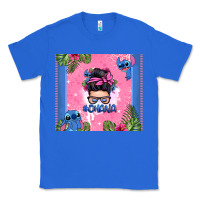 True Royal ohana stitch messy bun Classic Tee - Zillion Design Studio