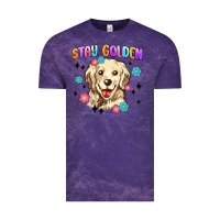 Cloud Purple stay golden Vintage Tee - MaliasSmallBusiness