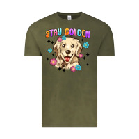 Vintage Olive stay golden Vintage Tee - MaliasSmallBusiness
