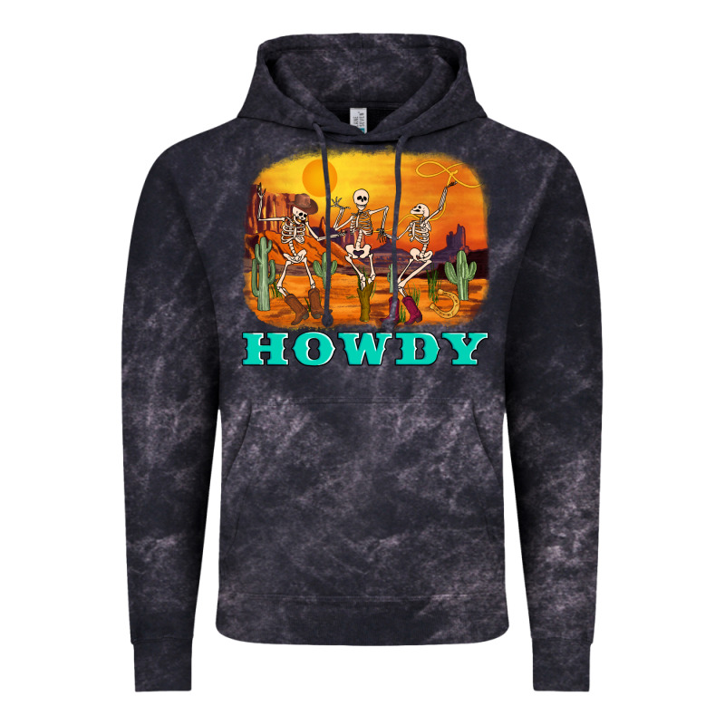 Western Skeleton Vintage Hoodie by AdoDesignShop | Teevron