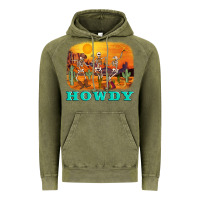 Vintage Olive western skeleton Vintage Hoodie - AdoDesignShop
