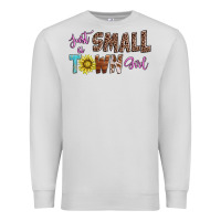 Dove Grey just a small town girl Premium Sweatshirt - AdoDesignShop