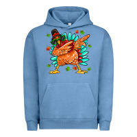 Pigment Pebble Blue turkey Urban Hoodie - MaliasSmallBusiness