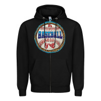 Black it's baseball y'all Zipper Hoodie - HRA Design Shop