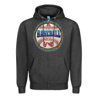 Charcoal Heather it's baseball y'all Zipper Hoodie - HRA Design Shop