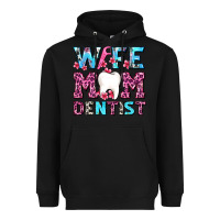 Black Wife Mom Dentist With Tooth And Floss Heavyweight Hoodie - AdoDesignShop