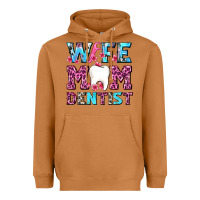Wife Mom Dentist With Tooth And Floss Heavyweight Hoodie | Teevron