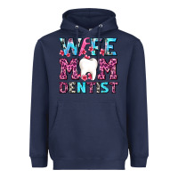 Navy Wife Mom Dentist With Tooth And Floss Heavyweight Hoodie - AdoDesignShop