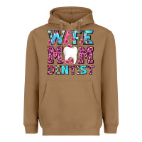 Toasted Coconut Wife Mom Dentist With Tooth And Floss Heavyweight Hoodie - AdoDesignShop
