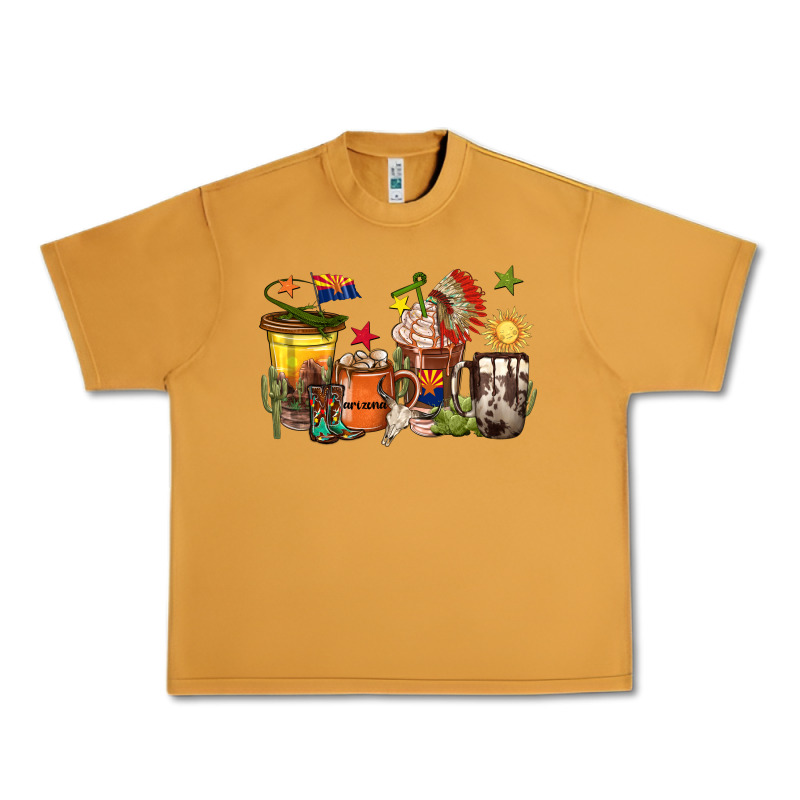 Arizona Coffee Cups Urban Heavy Tee by texasbilliewilder | Teevron