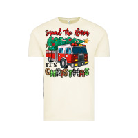 Vintage Arctic sound the alarm its christmas fire truck Vintage Tee - MaliasSmallBusiness