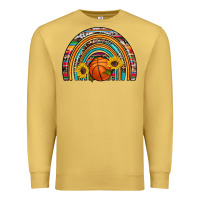 Antique Gold basketball rainbow Premium Sweatshirt - Artiststas