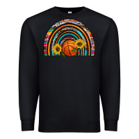 Black basketball rainbow Premium Sweatshirt - Artiststas