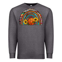 Charcoal Heather basketball rainbow Premium Sweatshirt - Artiststas