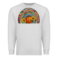 Dove Grey basketball rainbow Premium Sweatshirt - Artiststas