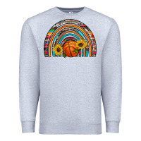 Heather Grey basketball rainbow Premium Sweatshirt - Artiststas