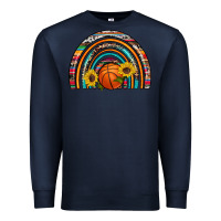 Navy basketball rainbow Premium Sweatshirt - Artiststas