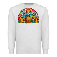 Oatmeal Heather basketball rainbow Premium Sweatshirt - Artiststas