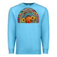 Ocean Blue basketball rainbow Premium Sweatshirt - Artiststas